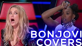 BEST BONJOVI SONGS ON THE VOICE | BEST AUDITIONS