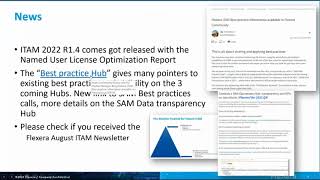 September 2022: Managing SAM Operations in project and run phase in ITAM / FlexNet Manager