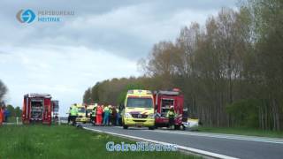 Dode en drie gewonden bij ongeval N322 Druten