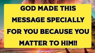 ❣️Gods Message Today 🎉 God made this massage specially...| god says | prophetic word #loa