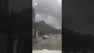 Quick-reacting truckie avoids serious crash