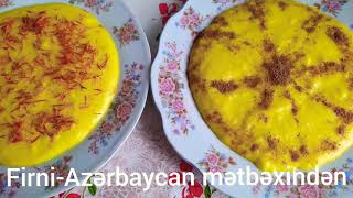 🛑Firni-Azerbaycan mətbəxindən.Каша из рисовой муки.Rise flour porridge