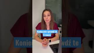 Koniecznie sprawdź te 5 rzeczy! Po wiecie informacji medycznych zapraszam na Instagram: gini.gina