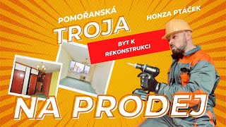 PRODÁNO - Prodej, byt 3+kk, k rekonstrukci, Praha Troja