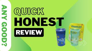 Dr. Brown's Milestones Cheers 360 Cup Spoutless Transition Cup, Leak-Free Sippy Cup Review