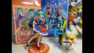 【初音ミク、鏡音リンとレビュー！】初音ミクフィギュア 3rd season autumn Ver  レビュー