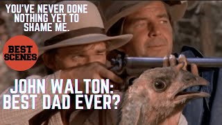 The Hunt: John Boy Walton Can't Shoot The Turkey - The Waltons Season 1 Best Scenes