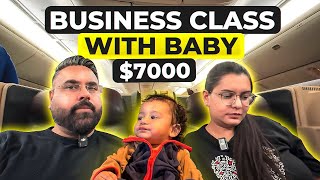 Baby First Business Class Flight | Cheap Etihad Business Class