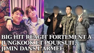 Scandale 🔴 BIG HIT réagit de manière explosive à Jungkook et dépose une plainte🤬 Jimin, à l’armée…