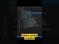 Making Infinity symbol in python turtle #shorts #python #coding #computerscience #programming #coder