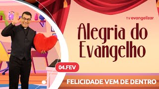 Felicidade vem de dentro | Alegria do Evangelho com @PadreChrystianShankar | 04/02/25