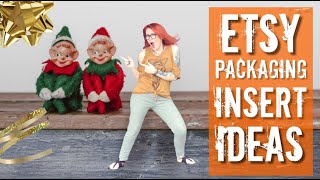 Etsy Packaging Insert Ideas for better Holiday Reviews - Handmade Alpha Friday Q&A