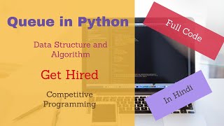 Queue in Python in Hindi | Queue in Python | Data Structures and Algorithms | CodeWithJoy