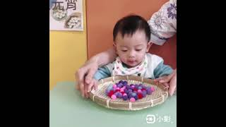 宇承1歲抓周