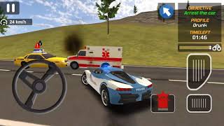 Police Car Chase - Cop Simulator #38  polis arabası oyunu, polis araba videosu polis sireni