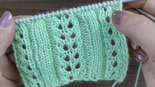 एक सलाई की बुनाई, Easy Knitting Pattern for All Projects