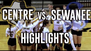 Centre vs. Sewanee Highlights