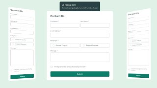 CONTACT FORM | FRONTEND MENTOR CHALLENGE