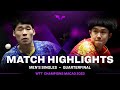 Wang Chuqin vs Jang Woojin | MS QF | WTT Champions Macao 2023