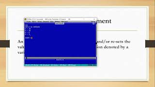 Computer Programming: Assignment Statements in QBasic, Java and Python