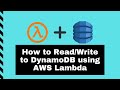 How to Read and Write to DynamoDB using AWS Lambda In the Console (2024)