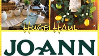 Huge Joann Fabrics Haul / Decor Items