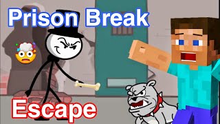 ESCAPING FROM JAIL IN PRISON BREAK GAME...!🤯 | By Gamerz