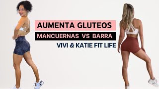 AUMENTA GLUTEOS Y PIERNAS RAPIDO | Variaciones con mancuernas o barras ( Rutina fuego )