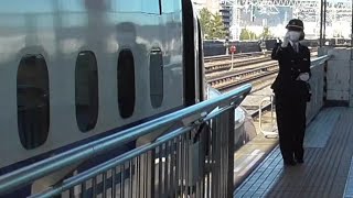 東海道新幹線N700Aこだま女性車掌