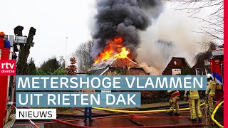 Twee woningen verwoest \u0026 enorme drukte door pakketpunt aan huis | Drenthe Nu