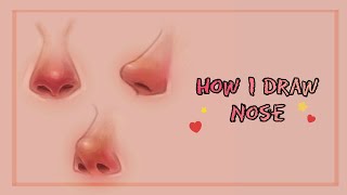 How I draw nose || ibisPaintx