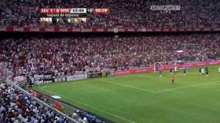 Two saves by Iker Casillas against Sevilla