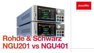 Rohde \u0026 Schwarz - NGU201 vs NGU401 Source Measure Units