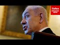 Netanyahu Responds To Reporter Asking, 'Do You Think That There Can Be A Two-State Solution?'