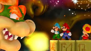 New Super Mario Bros. Wii – 3 Players | Walkthrough (All Star Coins 100%)