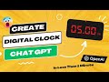Build a Clock With Chat GPT | Chat GPT Tutorial