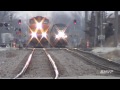 the most epic train race you ll ever see amtrak vs. bnsf in ottumwa ia 12 9 14