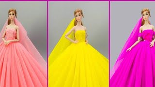 Elsa Doll Hair Transformation DIY Miniature Ideas for Barbie Wig, Dress, Faceup, And More!