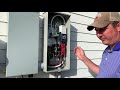 testing our new generac generator and transfer switch.