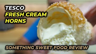 Shrinkflation STRIKES AGAIN - Tesco Fresh Cream Horns FOOD REVIEW