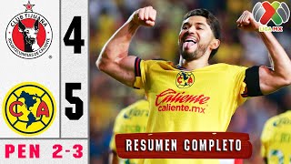 CIub Tiijuana vs CIub Ameriica 2-2 Pen(2-3) Resumen Y Goles Completo 🔥 Liga MX 2024 HD