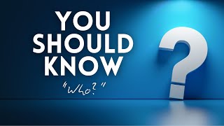 02.09.25 | You Should Know: Who? | Pastor Bill Meade