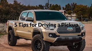 AutoEquation - Tips for Driving a Pickup Truck for the First Time