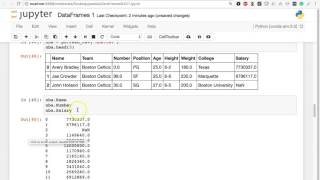 PANDAS TUTORIAL - Select One Column from a DataFrame