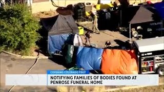 CBI begins notifying families of bodies found at Penrose funeral home