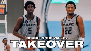 Darryn Peterson \u0026 Obinna Ekezie TAKEOVER At Crush In The Valley!!!! Prolific Prep vs. Dream City