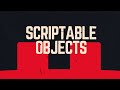 Introduction to scriptable objects #Unity #Tutorial