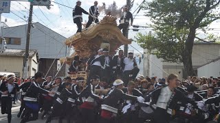 令和元年 若一 御旅所 美具久留御魂神社秋祭り だんじり祭