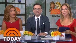 Kathie Lee And Hoda Surprise Christian Slater With A Cake For His Birthday | TODAY