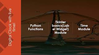 Digital Clock | Using Python Programming Language | Artificial School